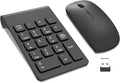 TRELC Wireless Numeric Keypad, Mini 2.4G 18 Keys Number Pad, Portable Silent by TRELC