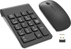 TRELC Wireless Numeric Keypad, Mini 2.4G 18 Keys Number Pad, Portable Silent by TRELC