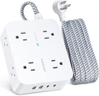 6Ft Surge Protector Power Strip by HANYCONY