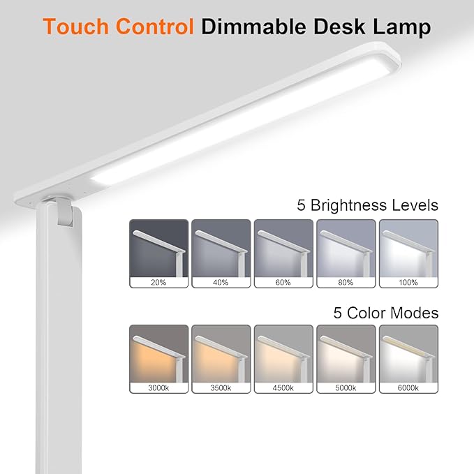 karidi LED Desk Lamp Dimmable Table Lamp - Image 3