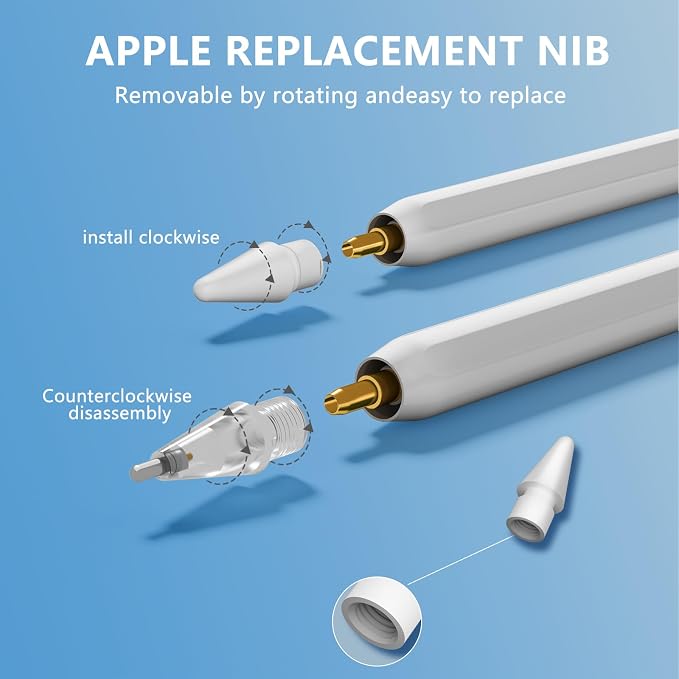 Replacement Tips for Apple Pencil 2nd Generation and Apple Pencil 1st Generation - Image 6