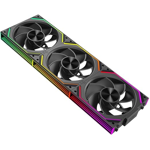 Jungle Leopard Interstellar V2 RS 120mm PC Reverse Blade Case Fan Infinity by JungleLeopard