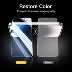 NEW'C 3 Pack Privacy for iPhone 14 Pro Screen Protector, Anti-Spy Tempered - Image 7