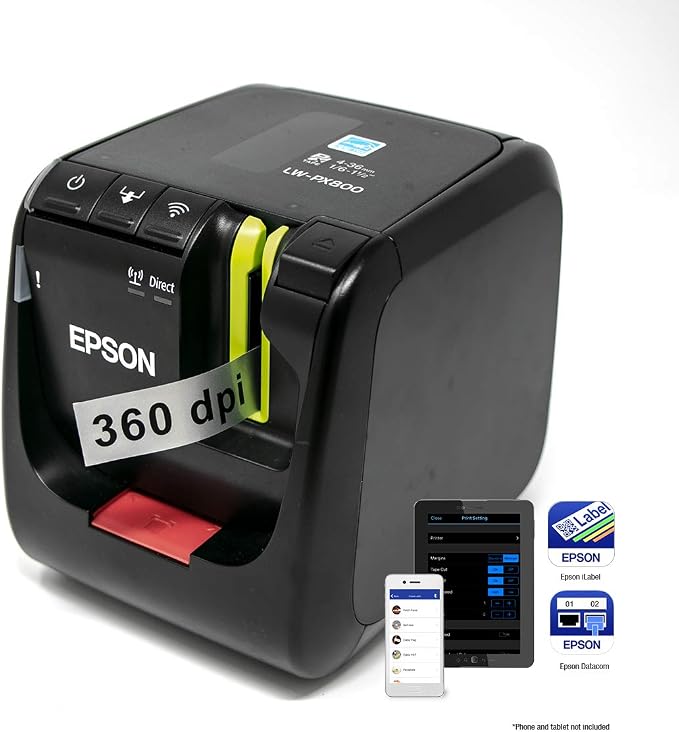 LABELWORKS Epson LW-PX800 Industrial Wireless Label Maker - Image 8