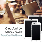 CloudValley Camera Cover Slide, 0.023Inch Ultra-Thin Black&White, Web Webcam - Image 7