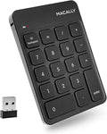 Macally Wireless Number Pad | Numeric Keypad | Wireless 10 Key by Macally