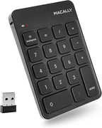 Macally Wireless Number Pad | Numeric Keypad | Wireless 10 Key by Macally