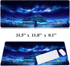RTGGSEL 31.5x11.8 Inch Non-Slip Long Extended Large Gaming Mouse Pad - Image 2