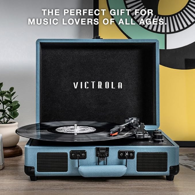 Victrola Journey Bluetooth Portable Suitcase Record Player – - Image 8