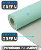 Leather Desk Pad Protector, Large Desk Mat, Mouse Pad, Non-Slip PU Leather Desk - Image 2