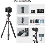 SmallRig CT-20 Camera Tripod, 78.7" Foldable Aluminum Tripod & Monopod - Image 8