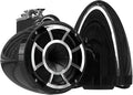 wet sounds Rev 8 Black V2 Revolution Series 8" Black Tower Speakers w/Swivel by wetsounds