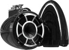 wet sounds Rev 8 Black V2 Revolution Series 8" Black Tower Speakers w/Swivel by wetsounds
