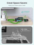 2Pack Travel Essentials Multi Charging Cable - Image 3