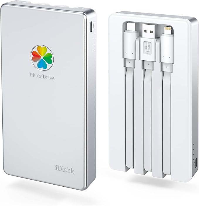 iDiskk 4TB MFi Certified External Hard Drive by iDiskkDirect
