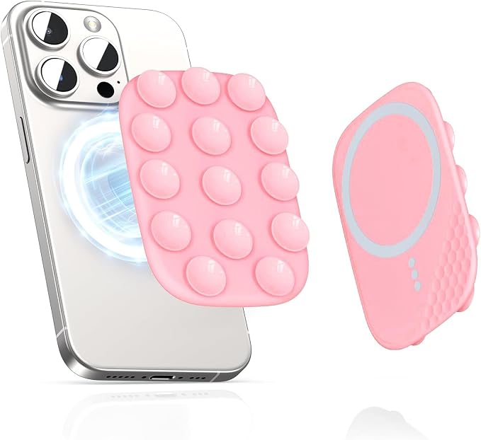 Magnetic Phone Suction Grip, Shower Phone Holder by puretor