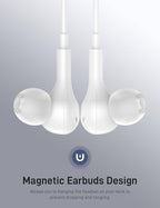 iMangoo for Apple MFi-Certified Headphones for Lightning Wired Earbuds Magnetic - Image 4