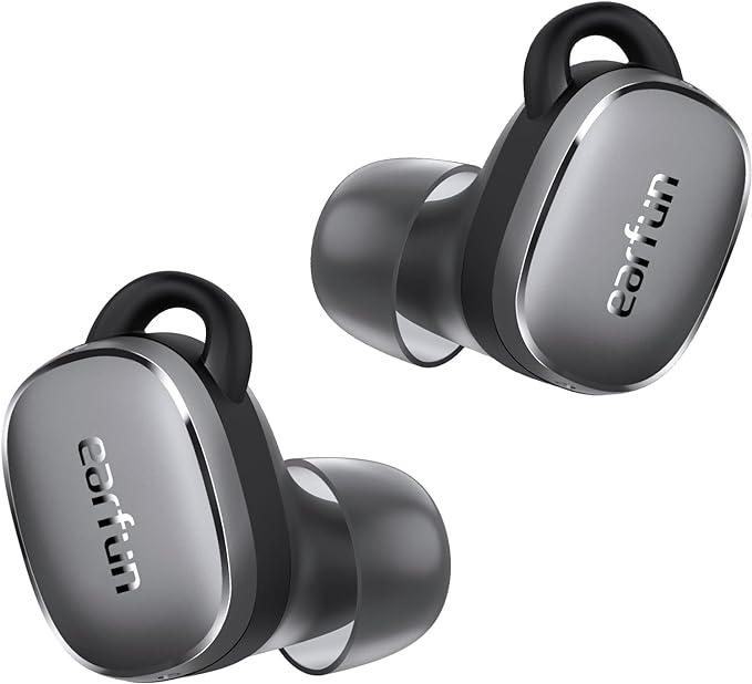 EarFun Free Pro 3 Noise Cancelling Wireless Earbuds, Hi-Res Sound, Snapdragon by EarFun