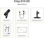 COMICA EJoy D10 D USB/XLR Dynamic Microphone - Image 4