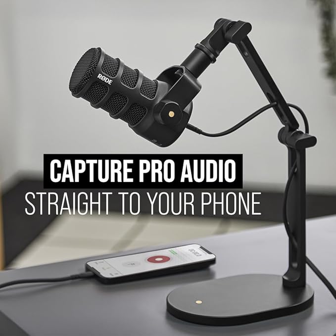RØDE PodMic USB Versatile Dynamic Broadcast Microphone - Image 5