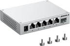 SODOLA 5 Port 2.5Gb Switch Managed, 5X 2.5G Base-T Ports, 1x 10G SFP+, Aluminum by SODOLAPoENETWORKS