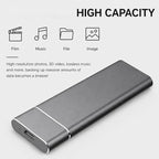1TBExternal Hard Drive, Portable Solid State Hard Drive, Ultra Slim External - Image 2