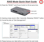 CY USB4.0 20Gbps Dual NVME M.2 NGFF M-Key to USB-C Type-C Raid0 Raid1 JBOD Big - Image 7