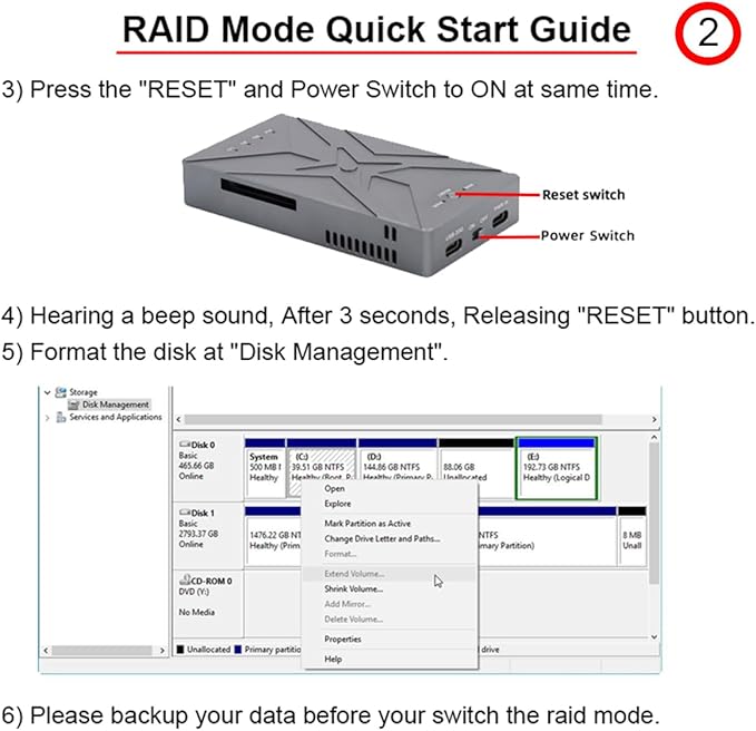 CY USB4.0 20Gbps Dual NVME M.2 NGFF M-Key to USB-C Type-C Raid0 Raid1 JBOD Big - Image 7