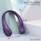 Portable Neck Fan, Neck Fans for Men, 4000 mAh Rechargeable Personal Fan - Image 6