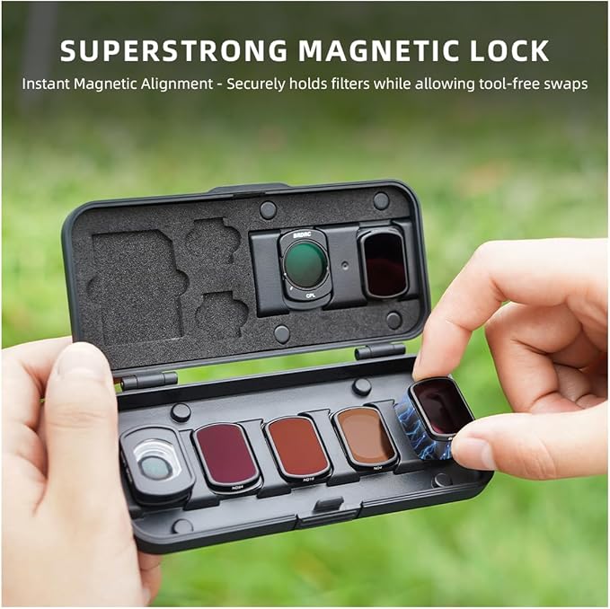 Filter Case for DJI Pocket 3, Magnetic Lens Filter Storage Case for DJI Osmo - Image 5