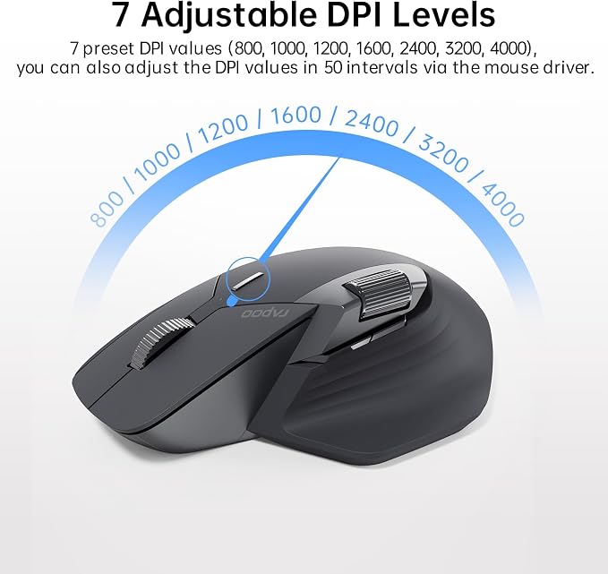 Rapoo MT760Mini Bluetooth Wireless Mouse - Image 6