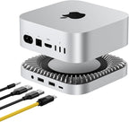 40Gbps Aluminum Hub & Stand for New M4/M4 Pro Mac Mini by RayCue