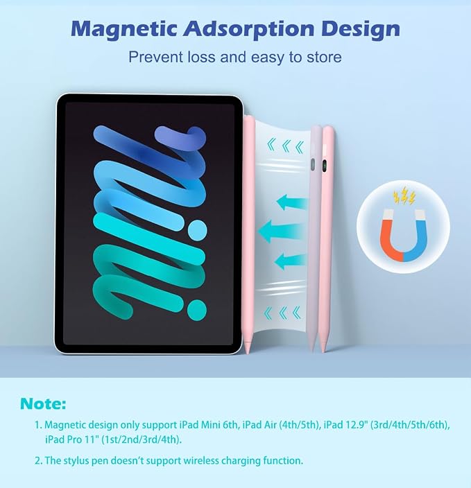MoKo Stylus Pens for Touch Screens, Fast Charge Stylus Pen for Apple - Image 4
