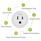 GHome Smart Plug Mini, WiFi Smart Outlet Plug Compatible - Image 2