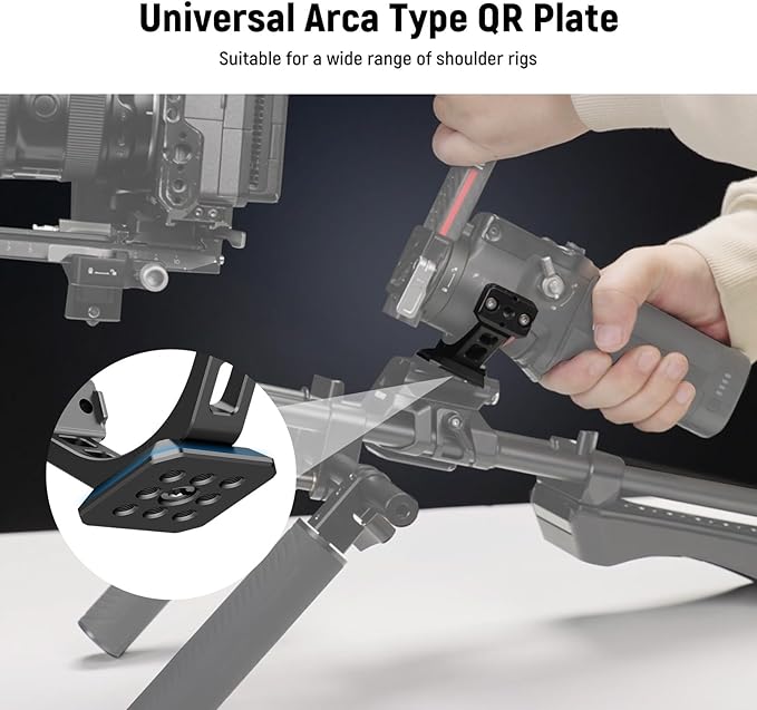 NEEWER Mount Adapter for RS3 Pro & RS4 Pro, Arca Type Quick Release Plate - Image 4