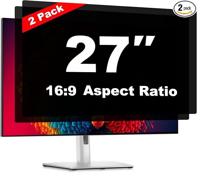 27 Inch Computer Privacy Screen Shield by Pozlle