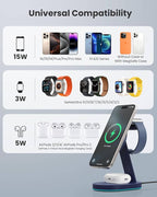 3 in 1 Wireless Charger Charging Station - Image 2
