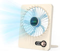 Mini Portable Fan, Silent Rechargeable Desk & Handheld by Unknown
