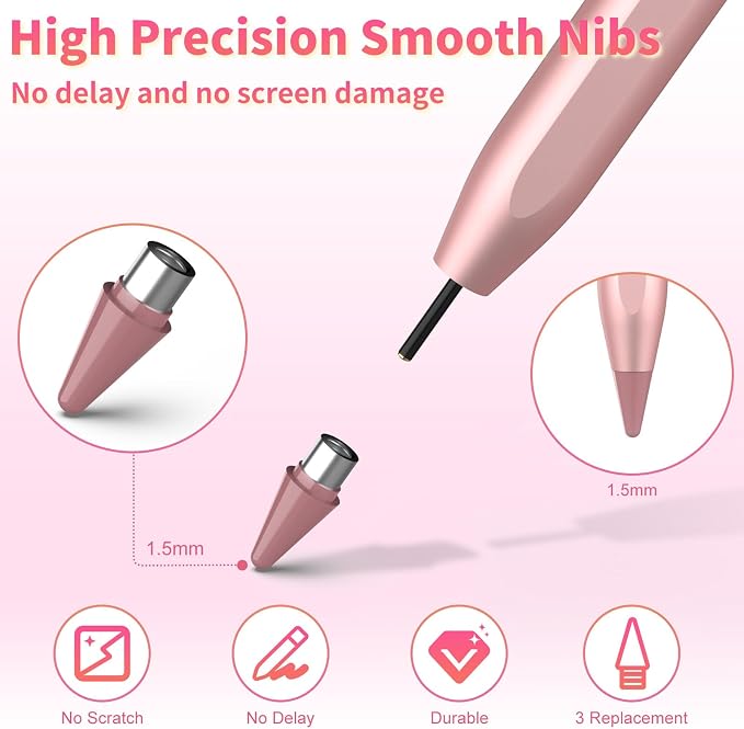 Stylus Pen for iOS&Android Touch Screens, Active Pencil for Samsung, Smart - Image 7