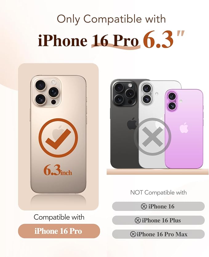 BERFY Magnetic for iPhone 16 Pro Case, Compatible - Image 2