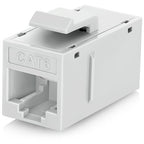Everest Cat6 RJ45 Keystone Coupler in White by EverestMediaSolutions