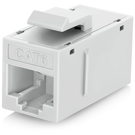 Everest 24-Pack Cat6 RJ45 Keystone Coupler by EverestMediaSolutions