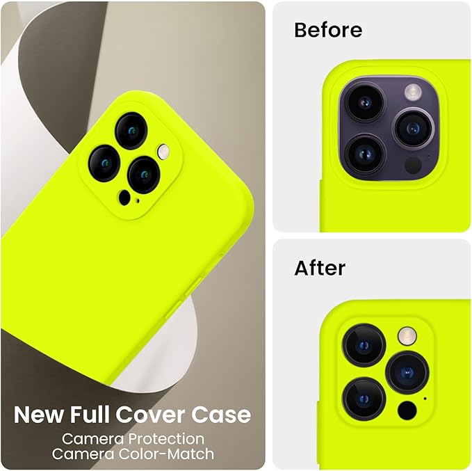 FireNova for iPhone 14 Pro Case, Silicone Upgraded Phone Case with, Soft - Image 3