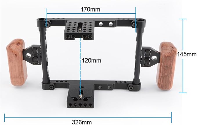 CAMVATE Camera Cage for DSLR 5D Mark III and Mark II - Image 3