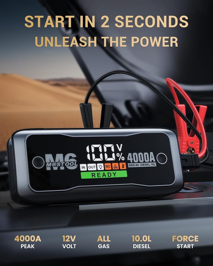 MOSTOOL M6 4000A Jump Starter - Image 2