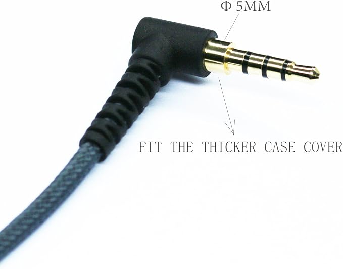 50cm Right Angle 4 Pole 3.5mm 1/8 inch Male to 4 Pole 3.5mm 1/8 inch Female - Image 4