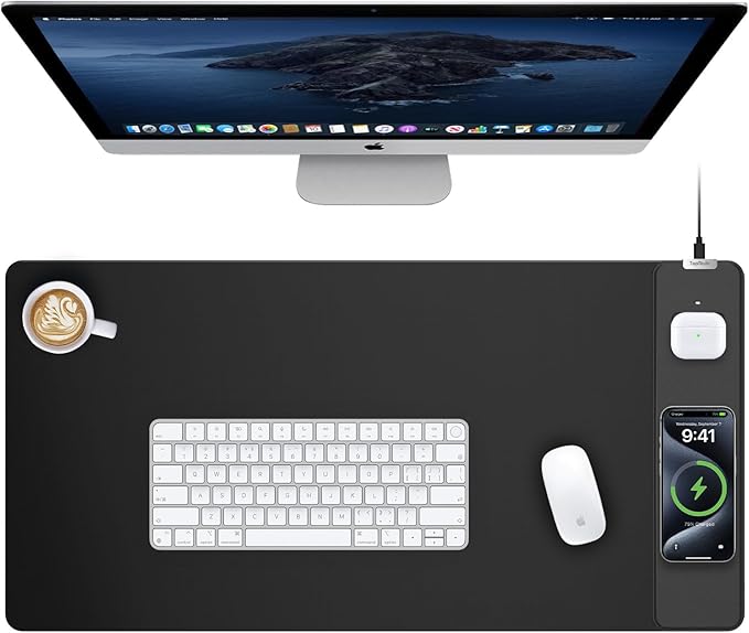 TopMade Mouse Pad with 15W Wireless Charging, Gaming Mousepad Home Office Large by TopmadeProduct-Ordernow
