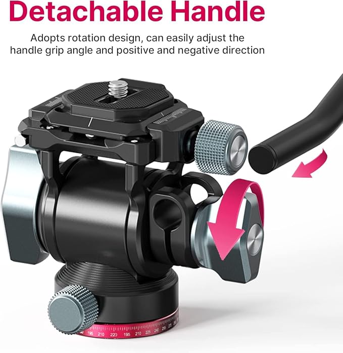 Video Fluid Head for Camera Tripod - Image 5