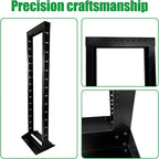 2 Post 29U Open Frame Server Rack 2-Post Server Rack Network Rack, No Tray - Image 4