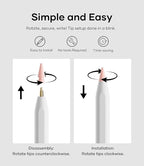 Replacement Pencil Tips for Apple Pencil Pro, Pen Tips for Apple Pencil 2nd - Image 3